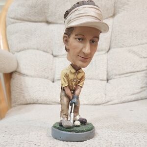 Golfer Figurine with Cap - Multicolor